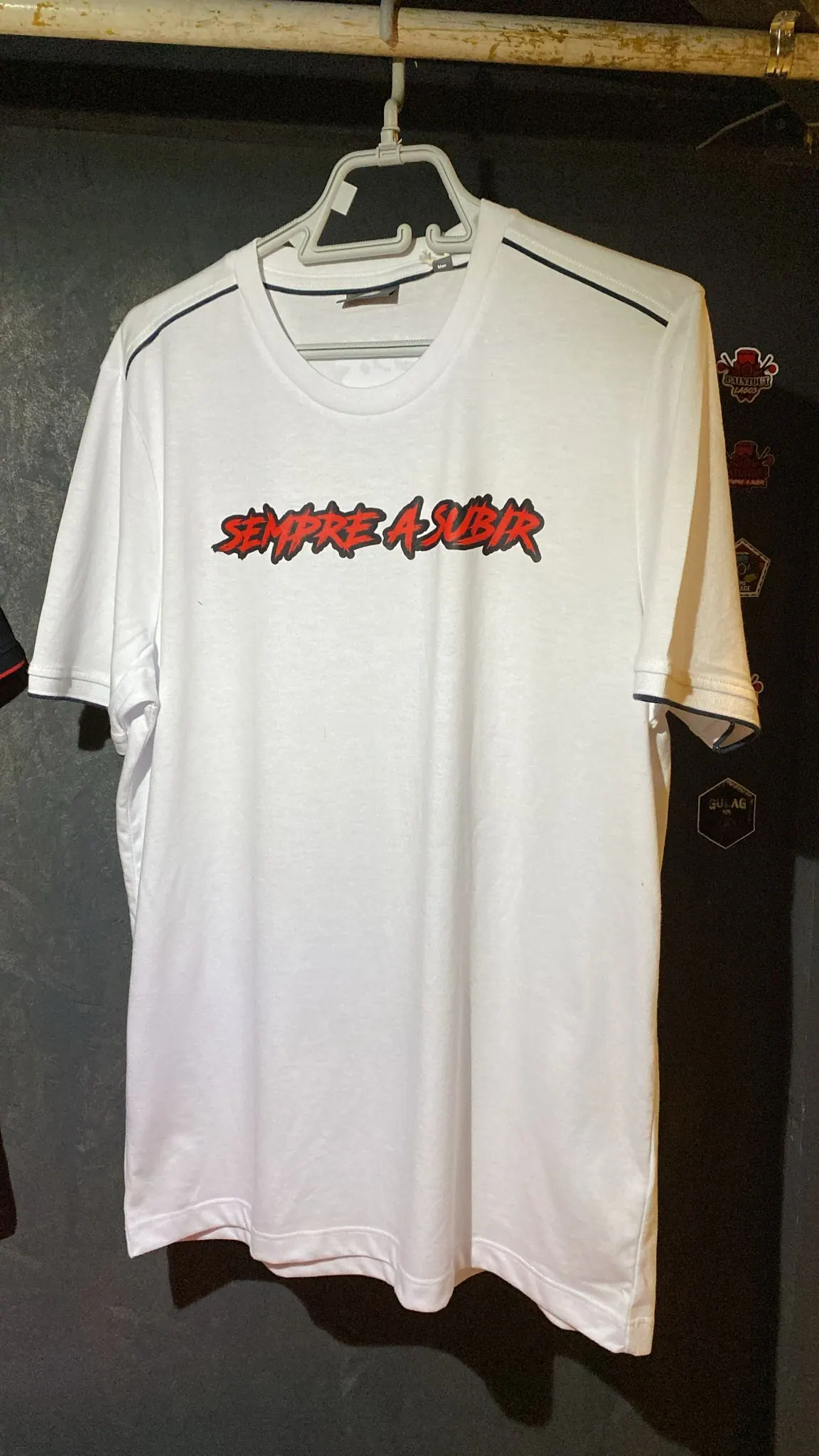 T-shirt Branca PaintOut - verso